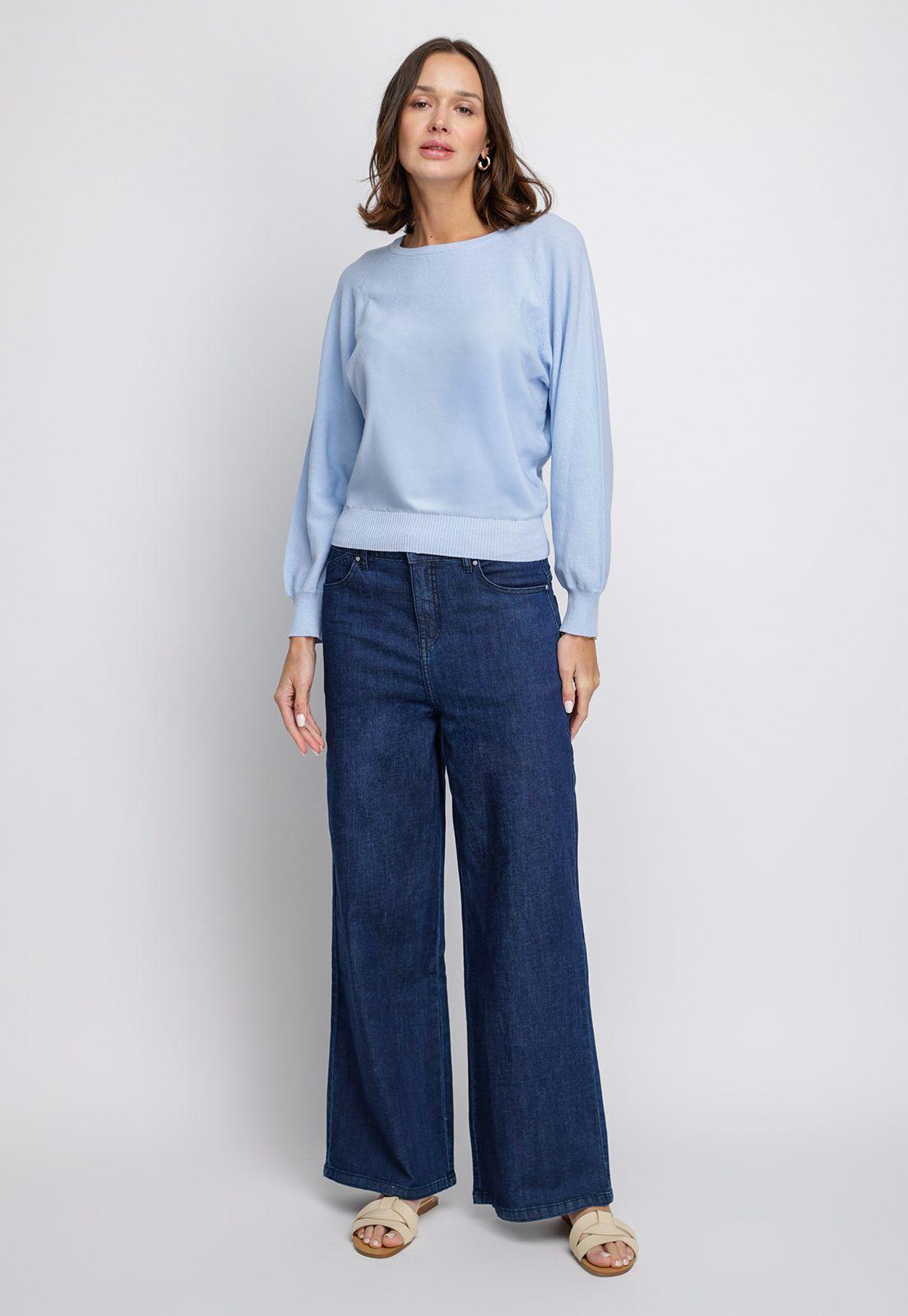 Tejido De Mujer Samoa Celeste-3