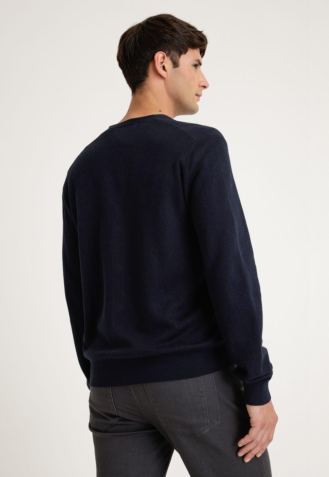 Tejido Cárdigan Hombre Navy-1