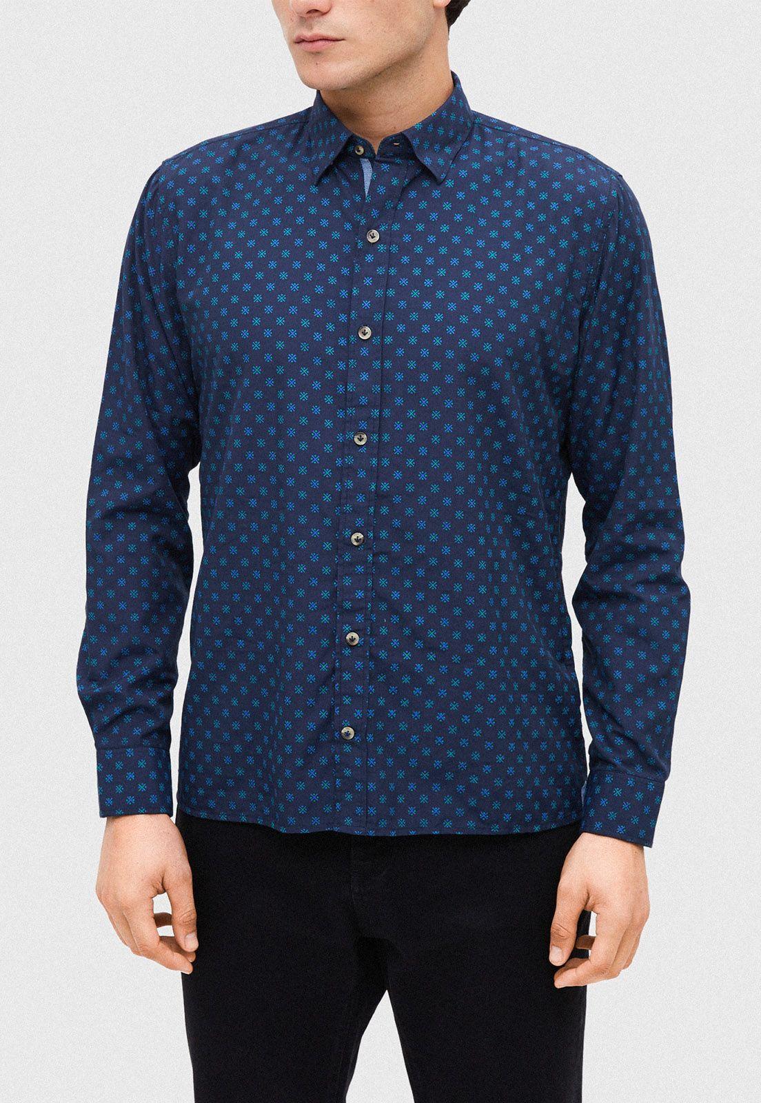Camisa River Navy-0