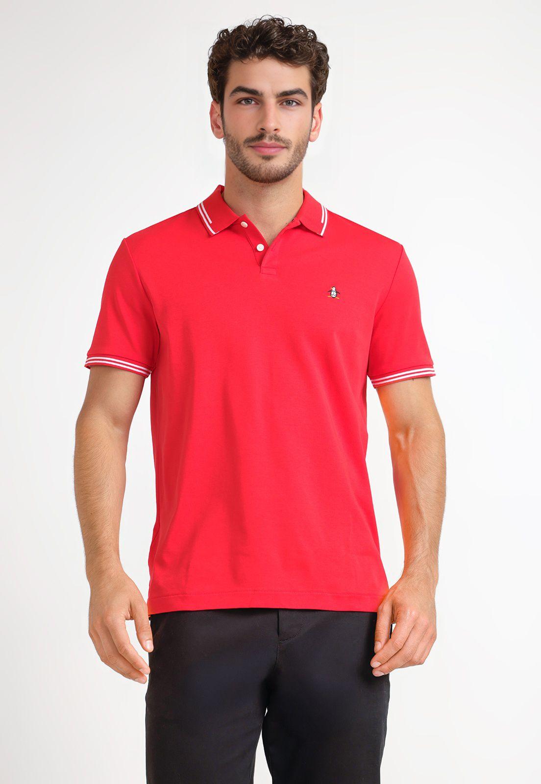 Polera Hombre Polo Rojo-0