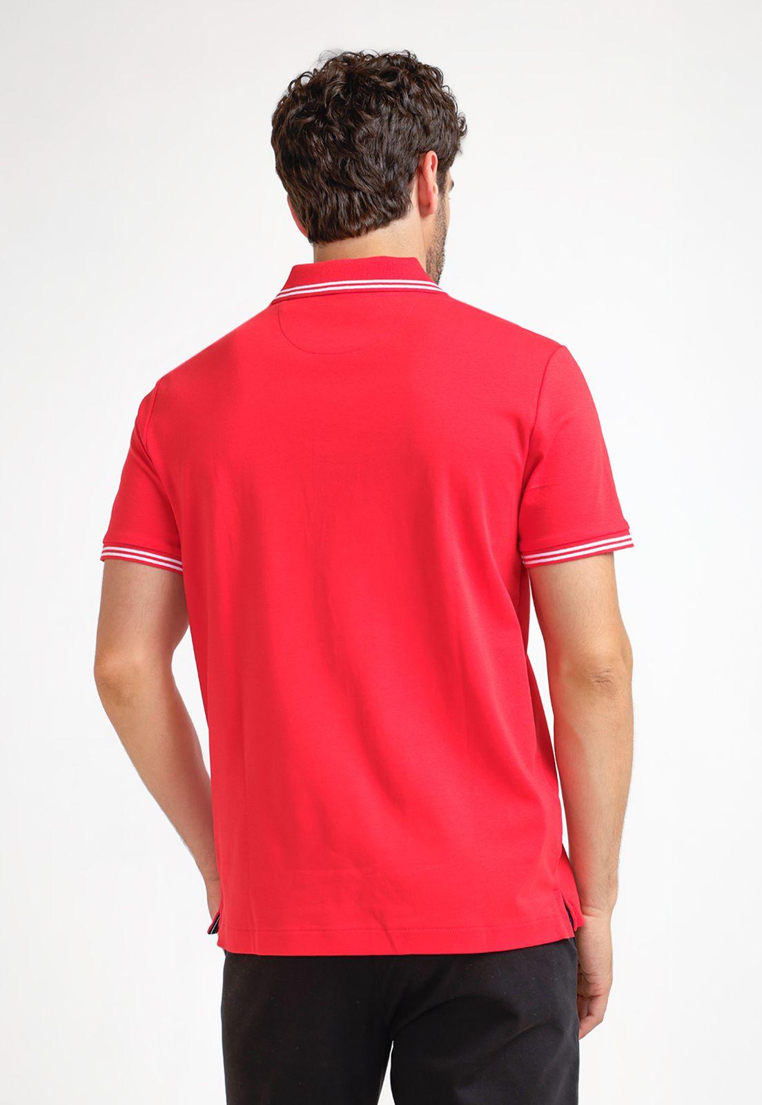 Polera Hombre Polo Rojo-1