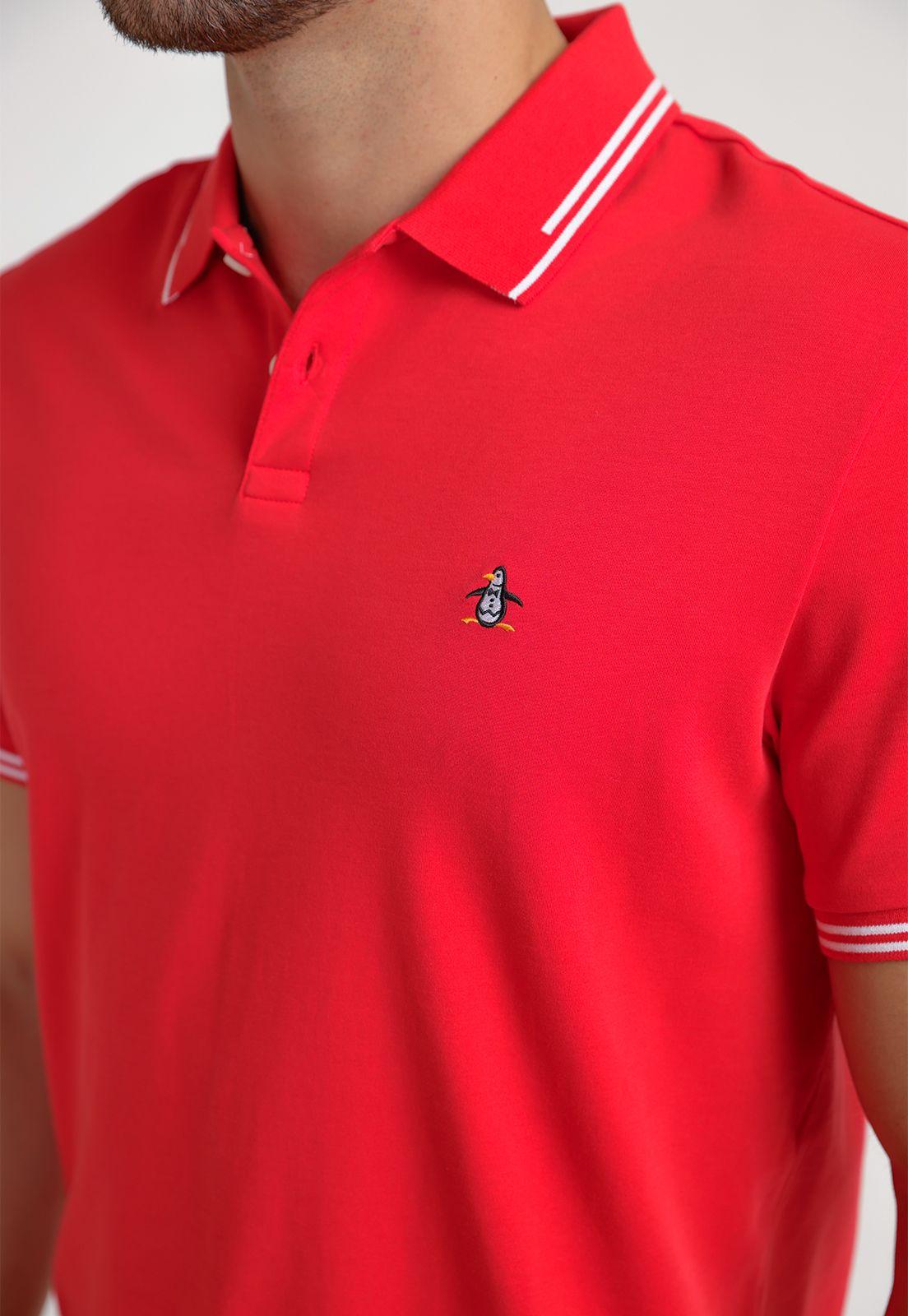 Polera Hombre Polo Rojo-2
