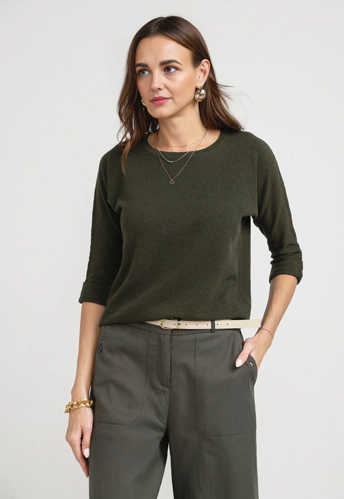 Sweater Mujer Dover Algodón Safari-0