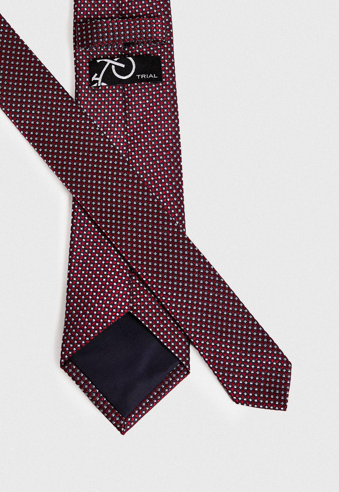 Corbata hombre Formal Executive Seda Burdeo -2