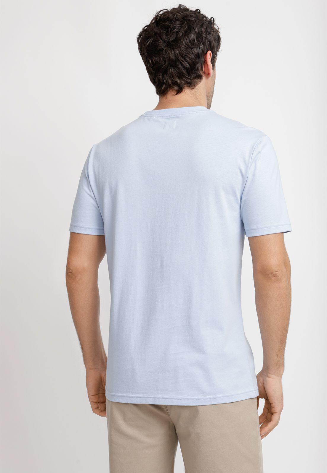 Polera Cuello C Algodón Pima Marcus Celeste-1