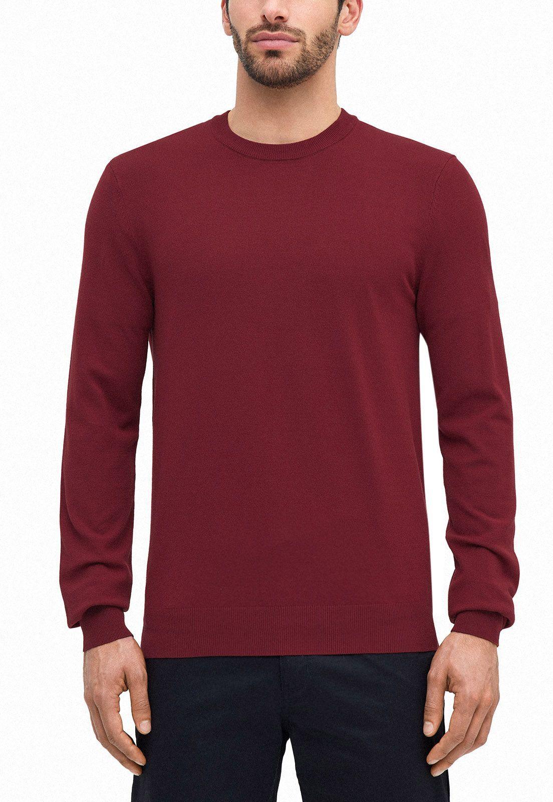 Sweater Crew Neck Rojo-0