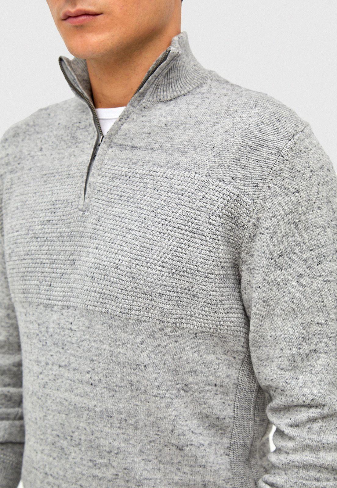 Sweater Pullover Gris Melange-2