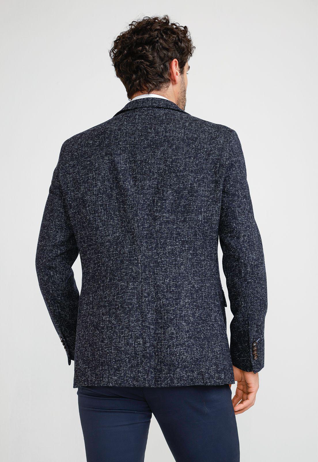 Chaqueta Casual Hombre Azul-1