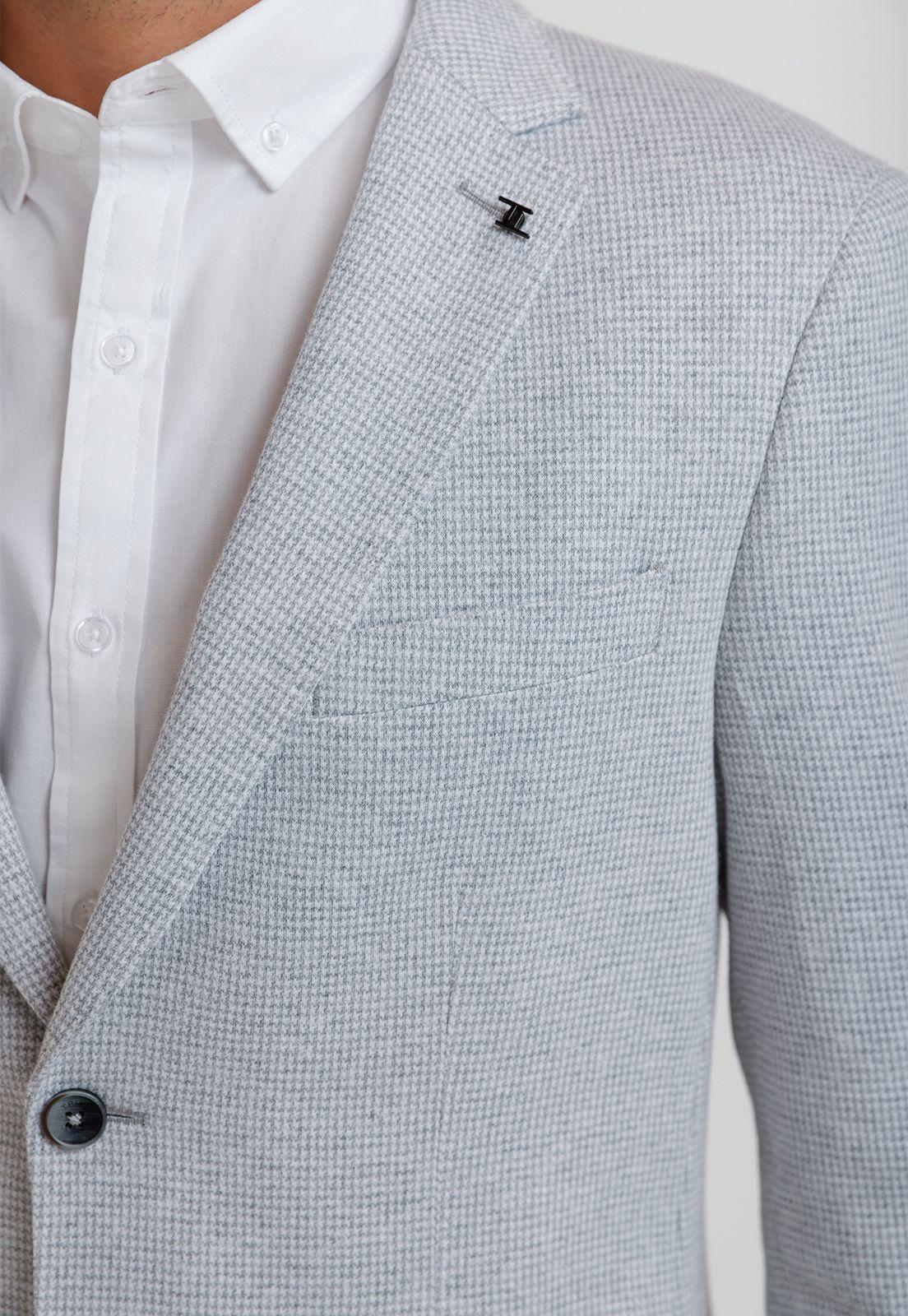 Chaqueta Casual Algodón Clark Gris-2