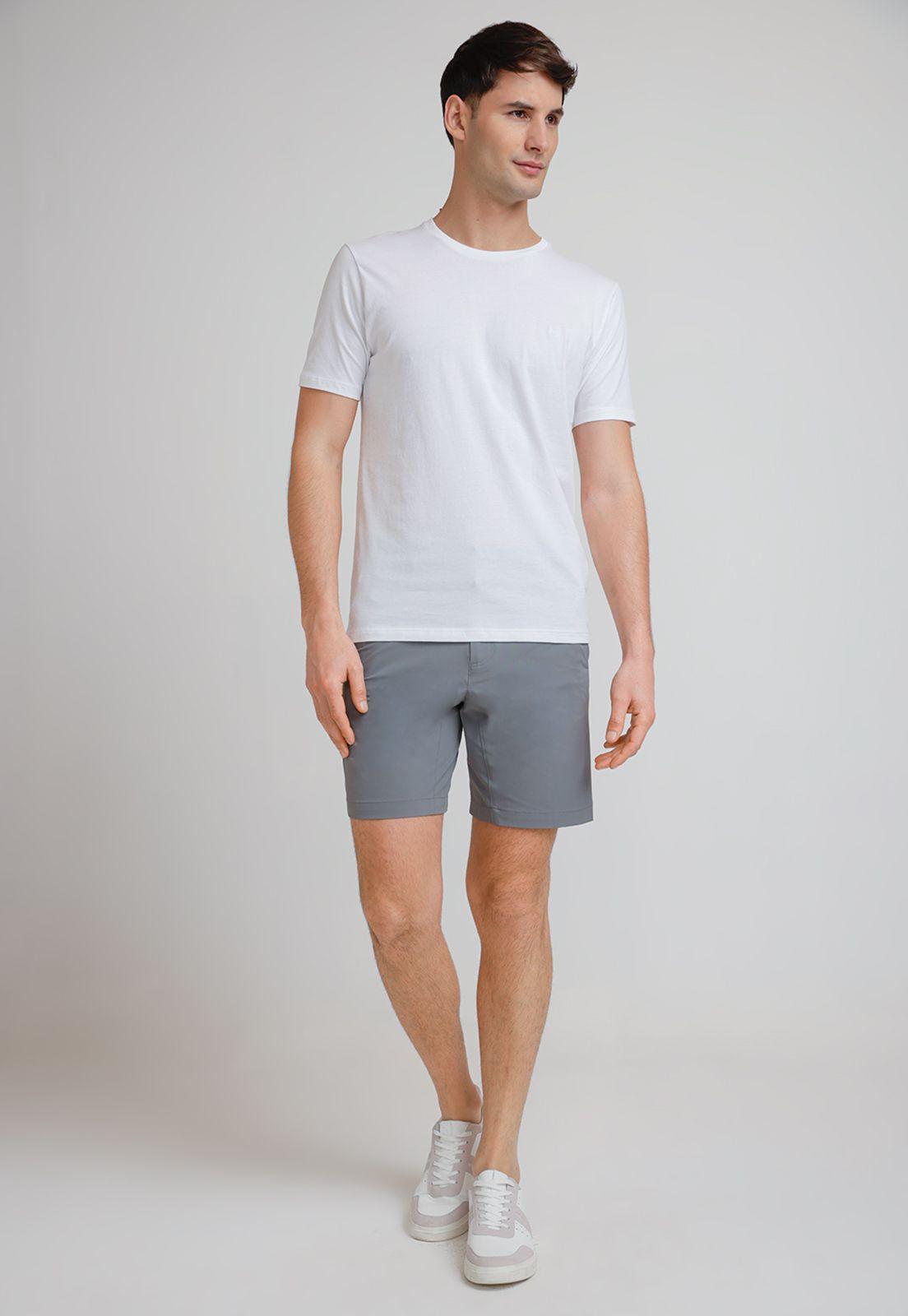 Bermuda Hombre Stretch Gris-3