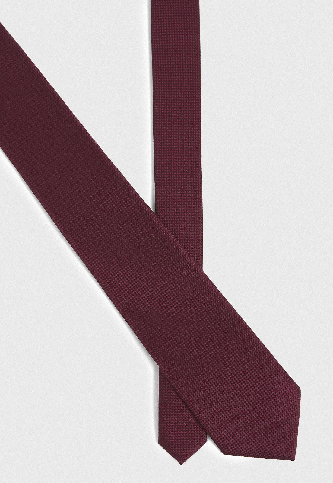 Corbata seda executive burdeo-1