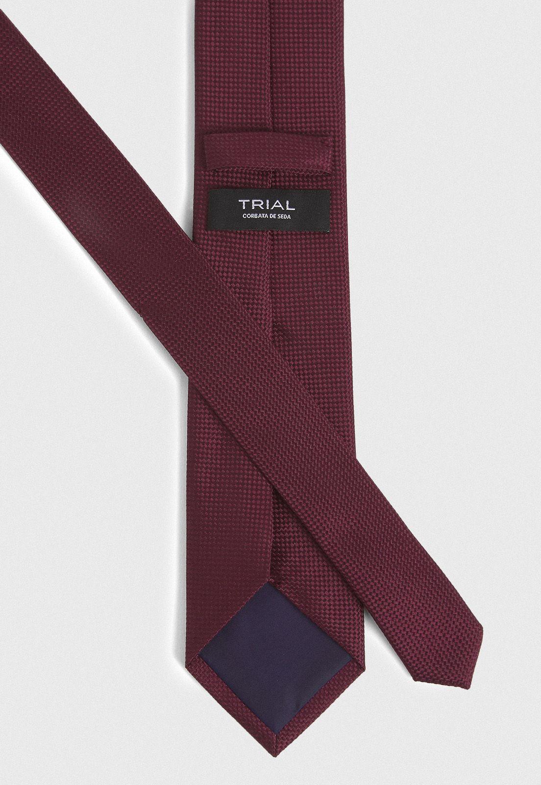 Corbata seda executive burdeo-2