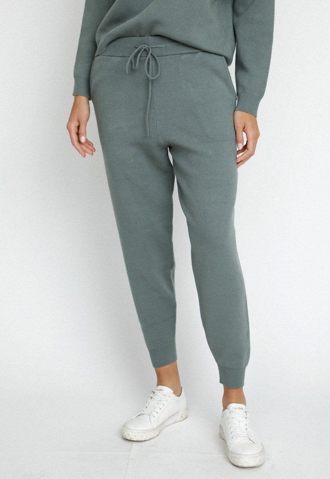 Pantalón Avis Bottom Verde Nilo-0