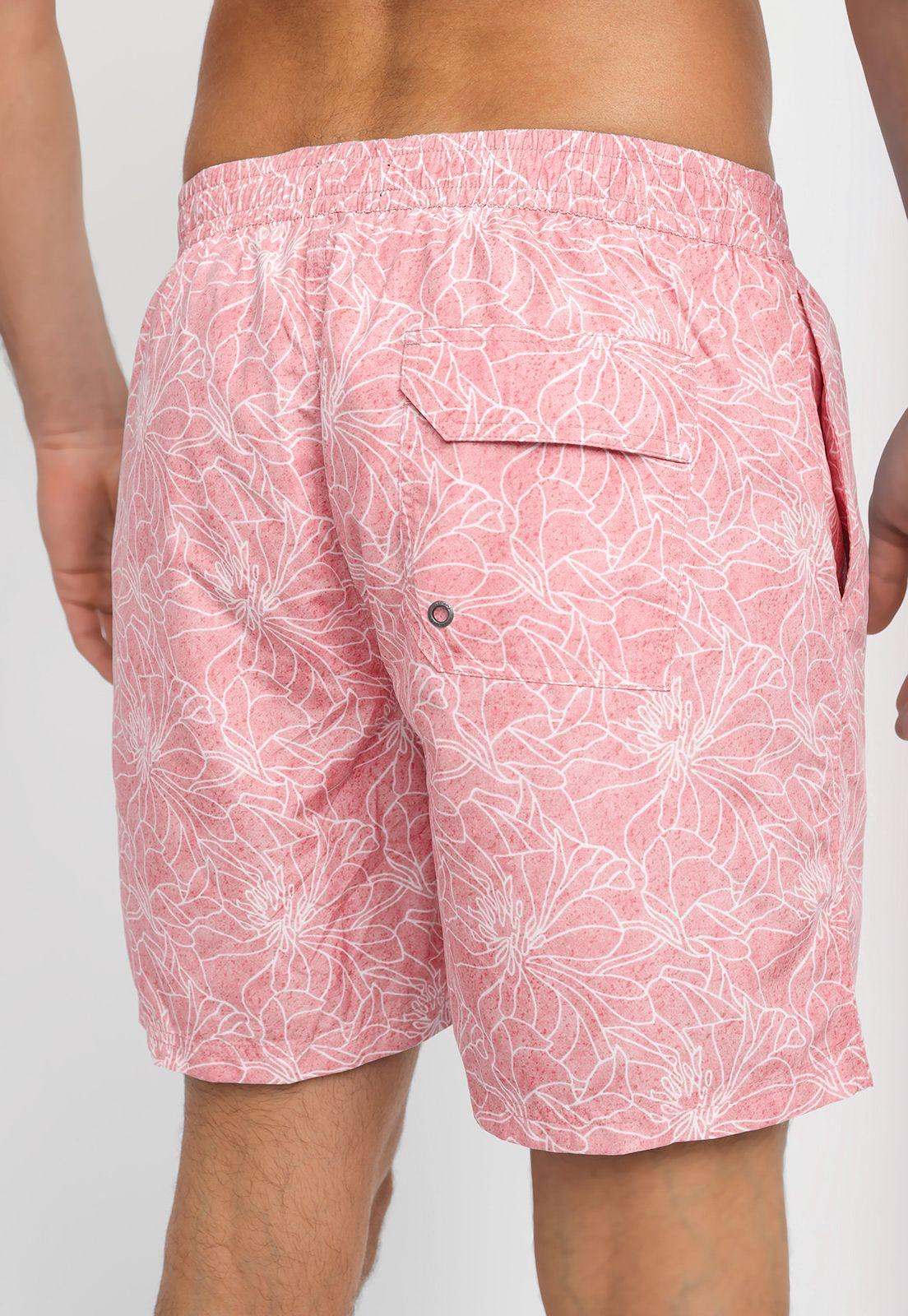 Traje De Baño Estampado Juma Coral-1