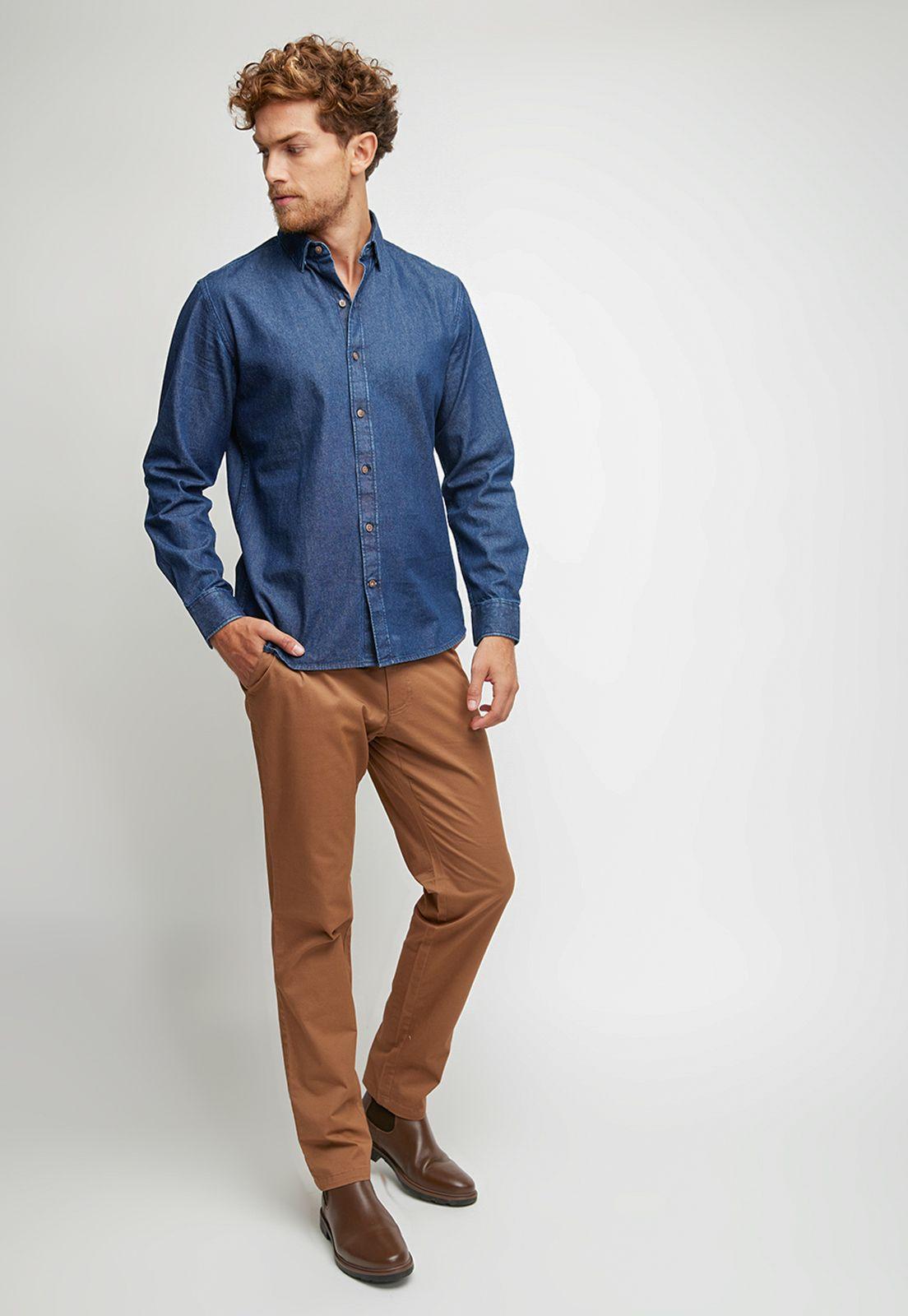 Camisa Bishop Denim azul-3