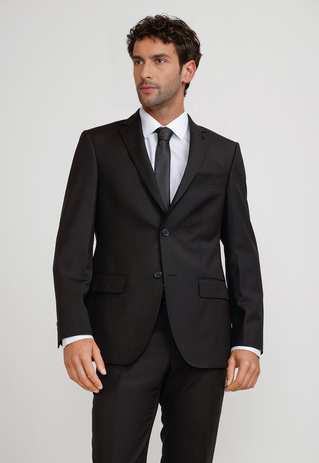 Traje Hombre Formal Executive Negro-0