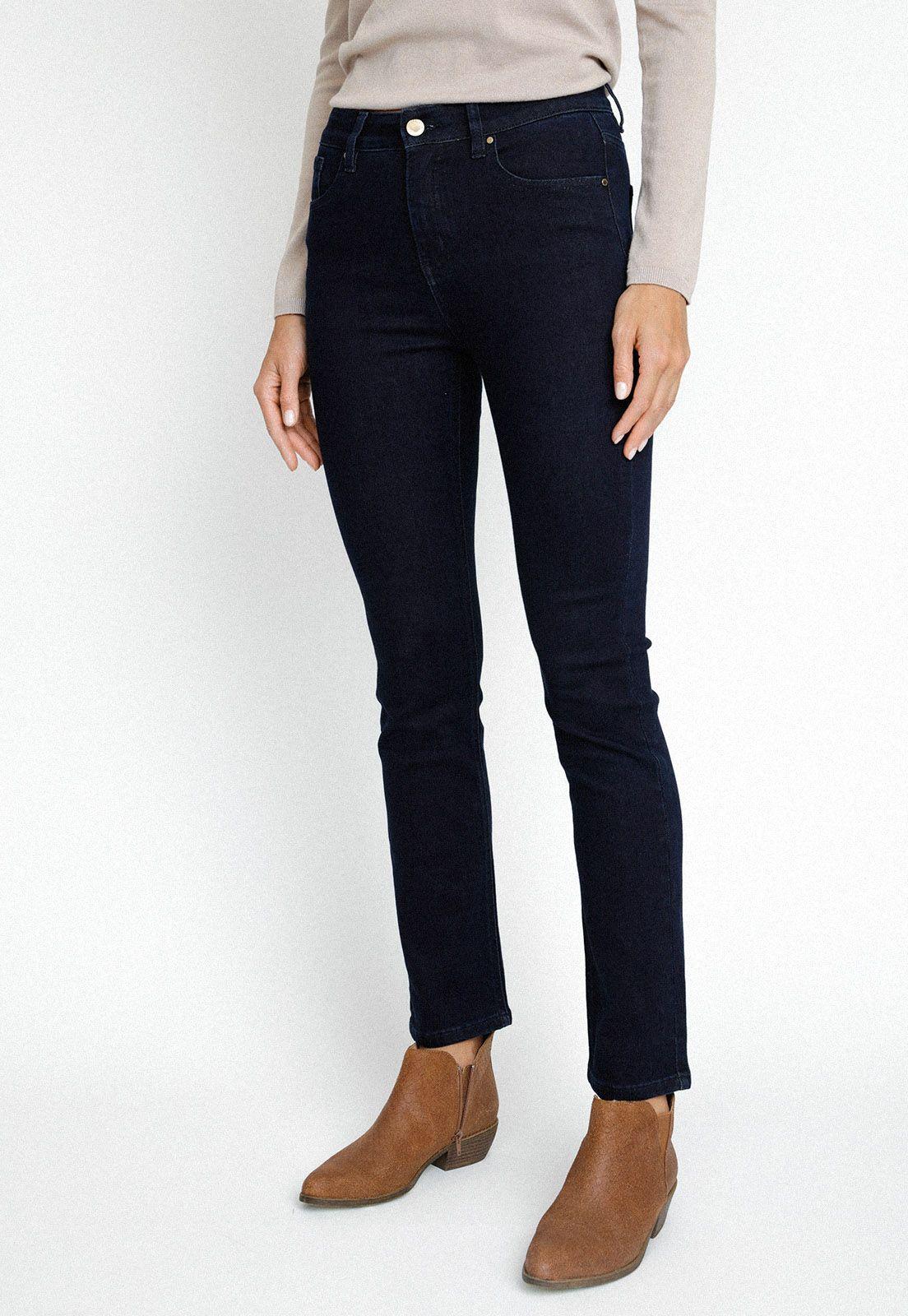 Jeans De Mujer Modelo Charlot Color Indigo-0