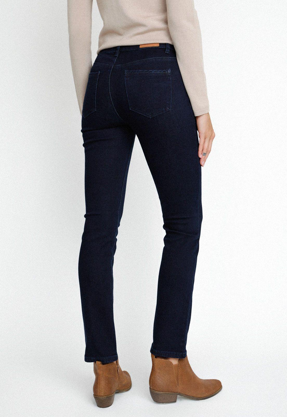 Jeans De Mujer Modelo Charlot Color Indigo-1