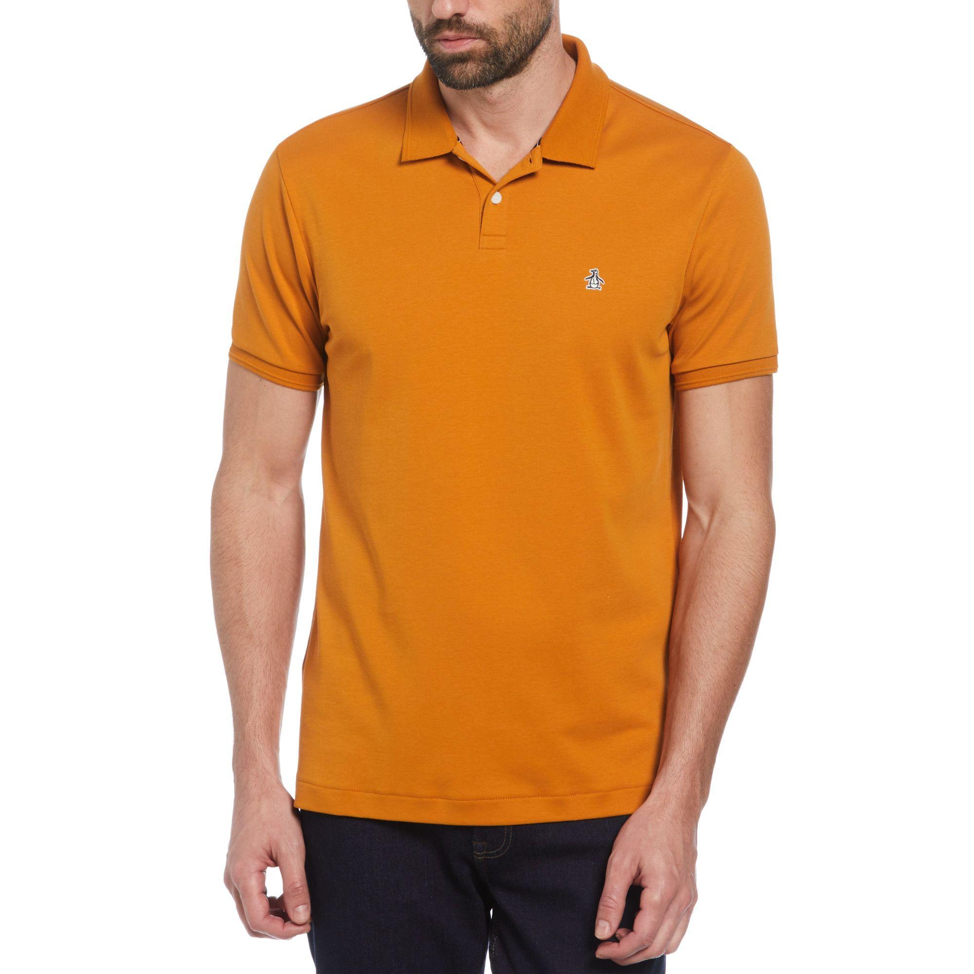 Polera Polo De Hombre Mostaza-0