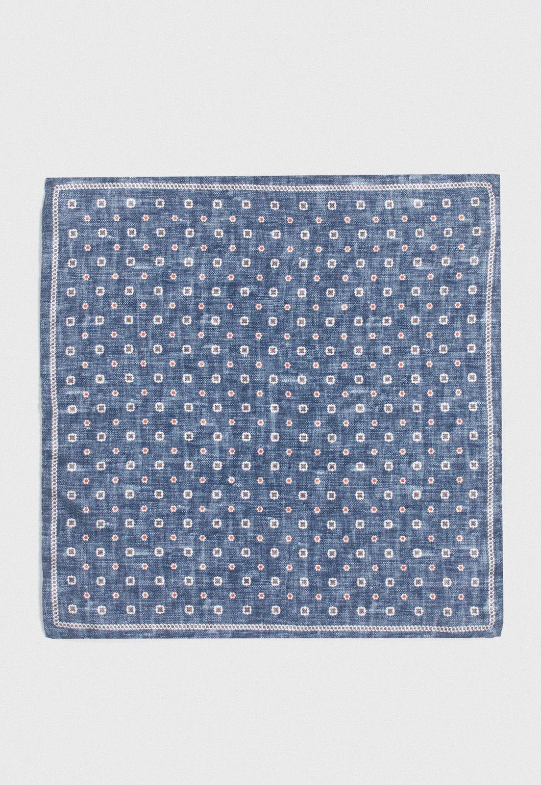 Pochet hombre Formal Luxury Seda Azul Marino-0