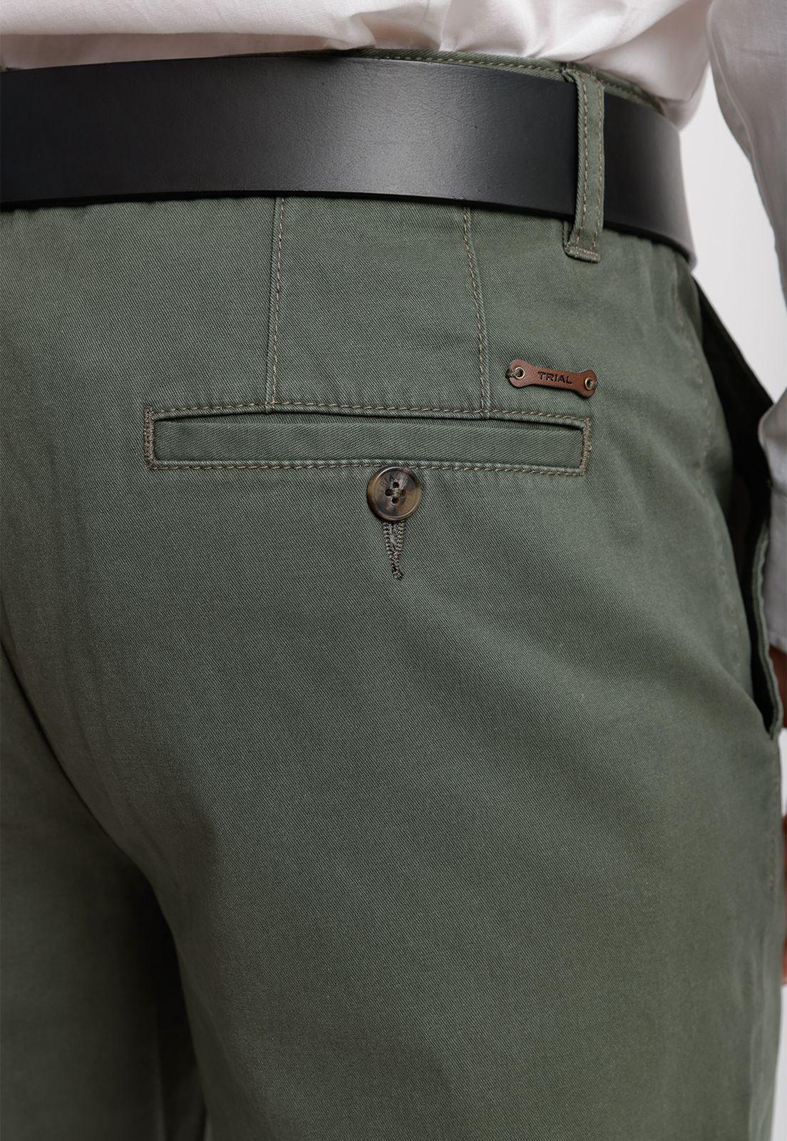 Pantalón Chino Hombre Algodón Vinci Verde-2