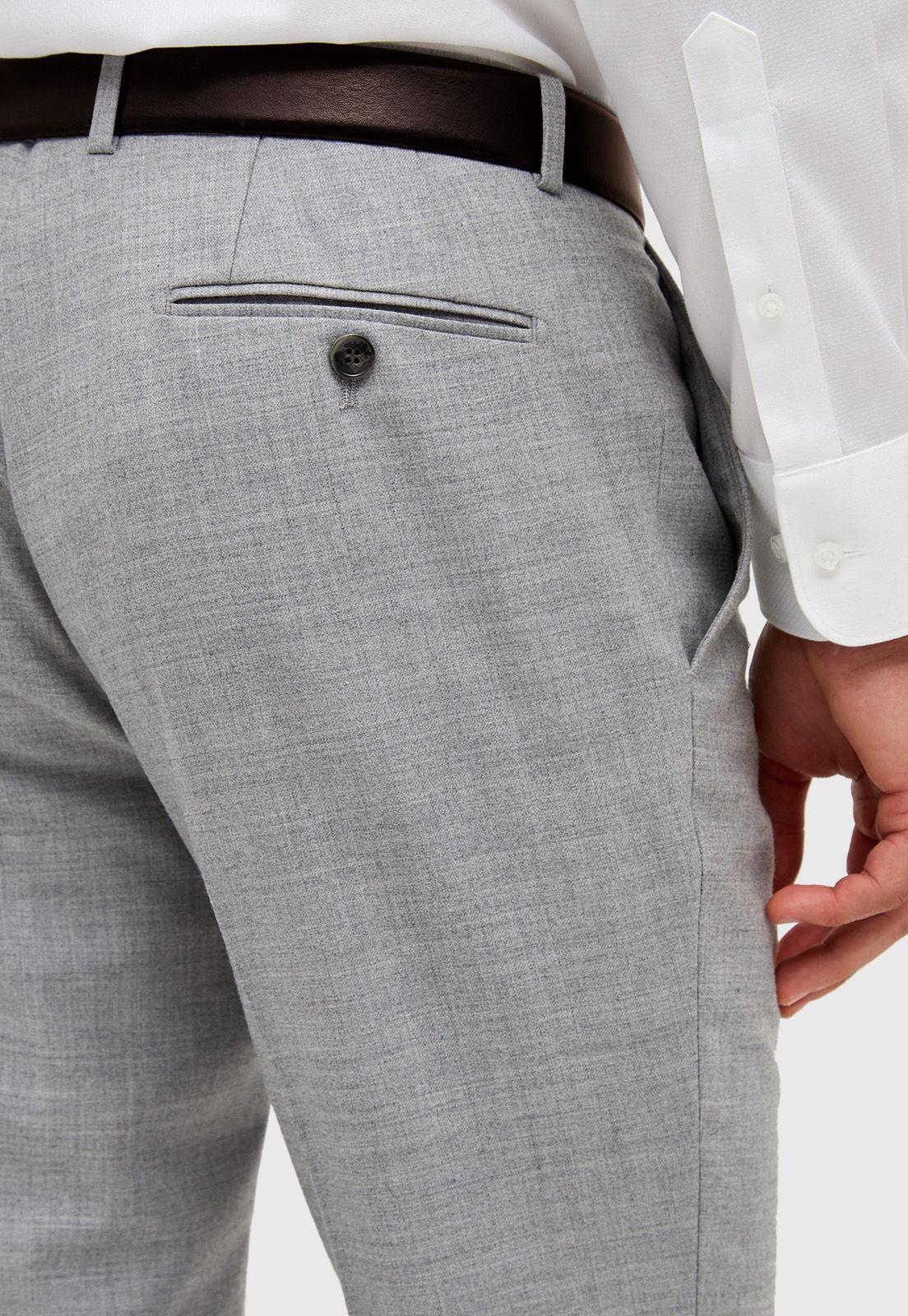 Pantalón Franela Gris-2