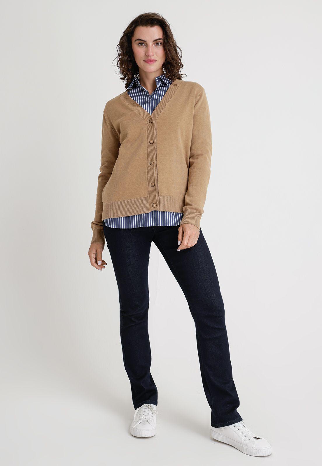 Tejido De Mujer Modelo Blaire Color Beige-3