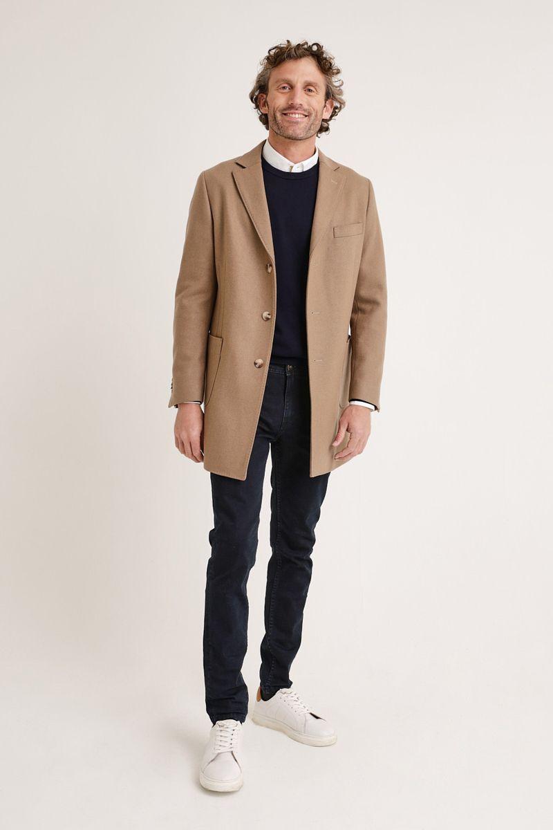 Abrigo hombre Fraser camel-3