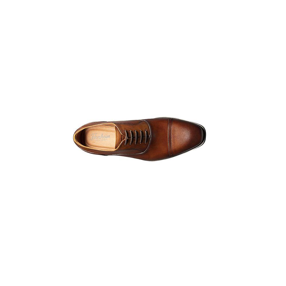 Zapatos Sorrento Cap Toe Oxford Cognac-6
