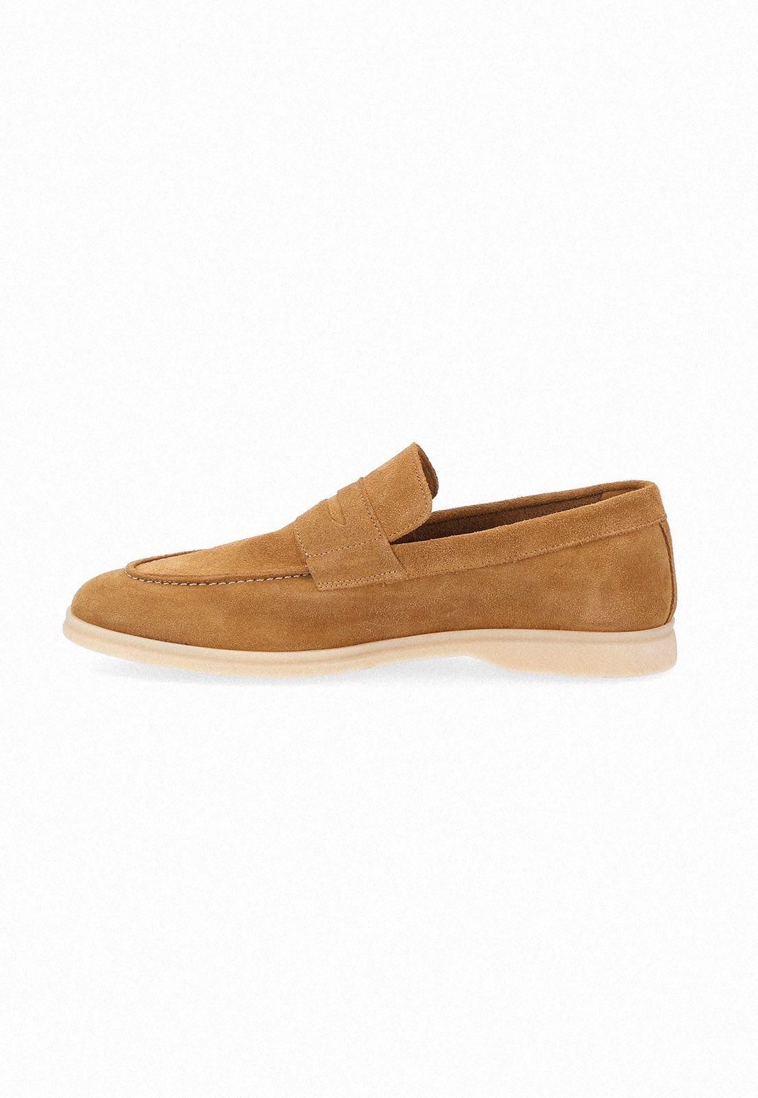 Mocasines Casual Italianos Salorno Moc Toe Penny Loafer Tan-1