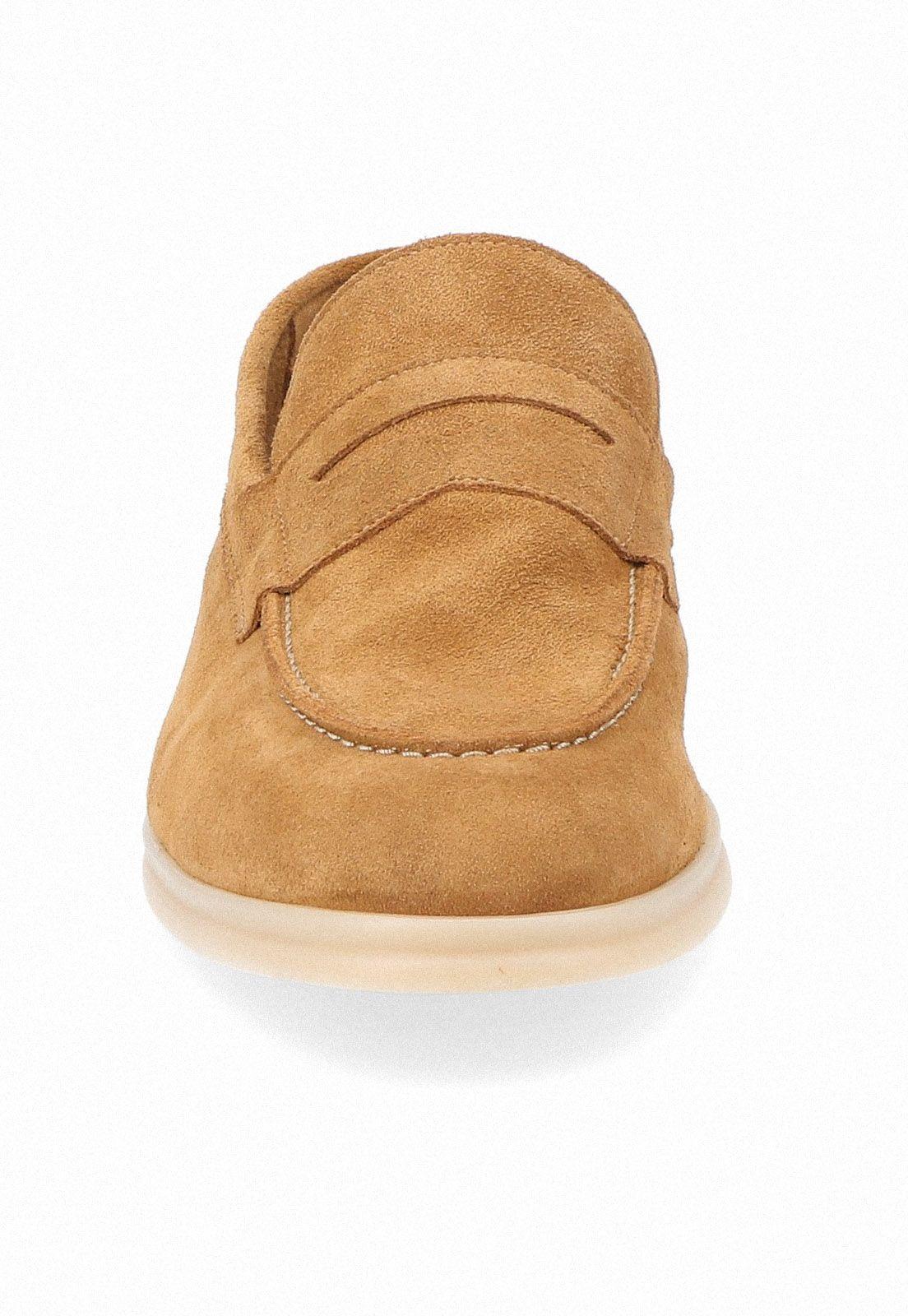 Mocasines Casual Italianos Salorno Moc Toe Penny Loafer Tan-2