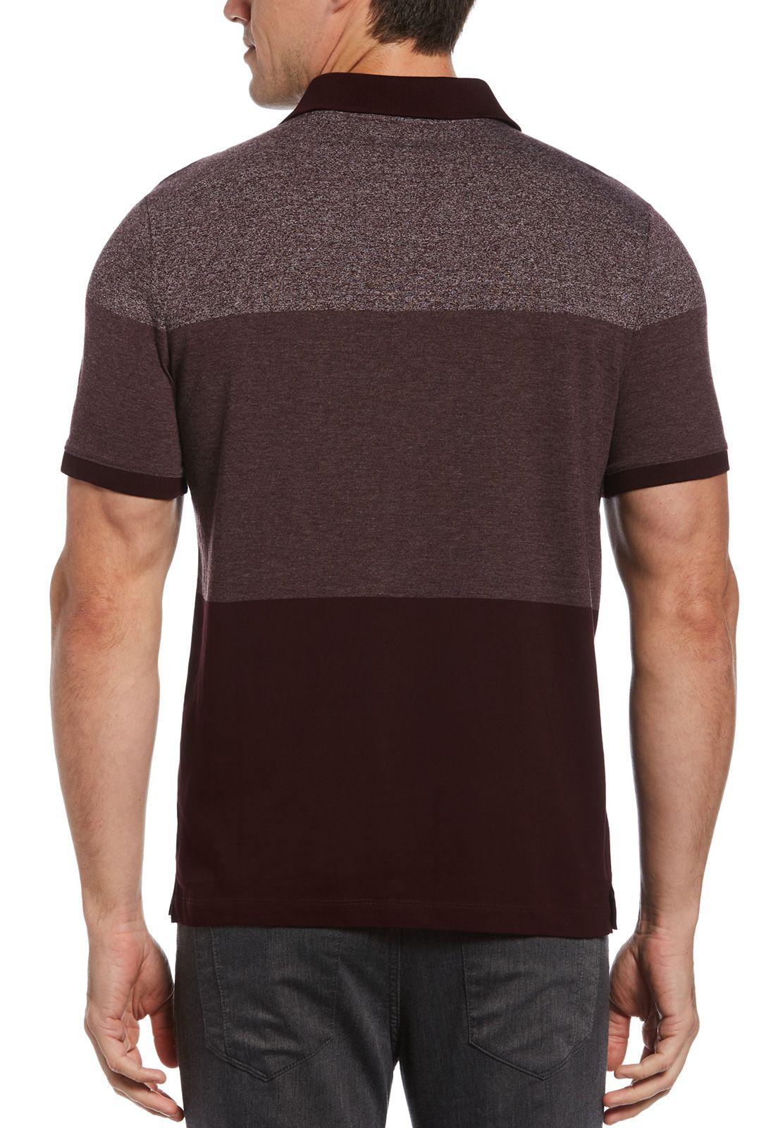 Polera Polo Color Block Burdeo-1