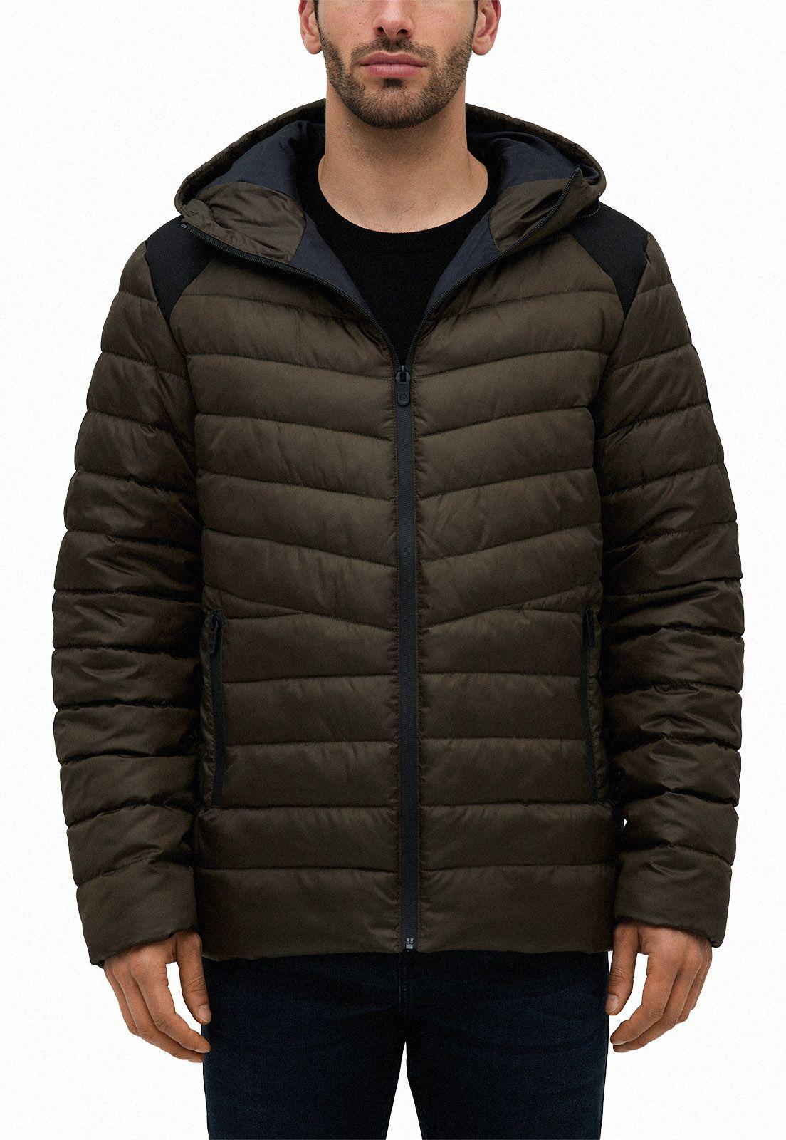 Parka Acolchada Militar-0