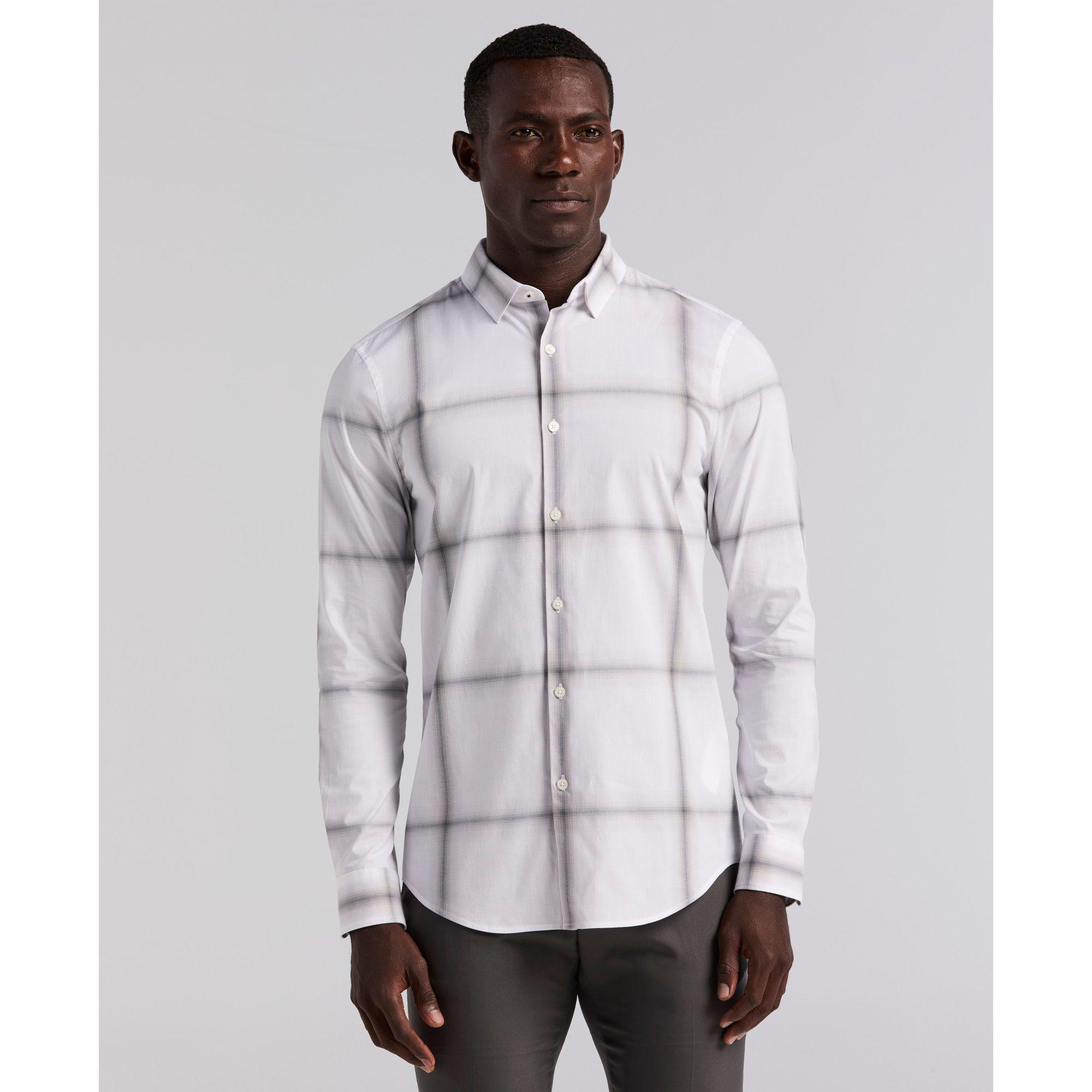 Camisa Casual Hombre Blanco-0