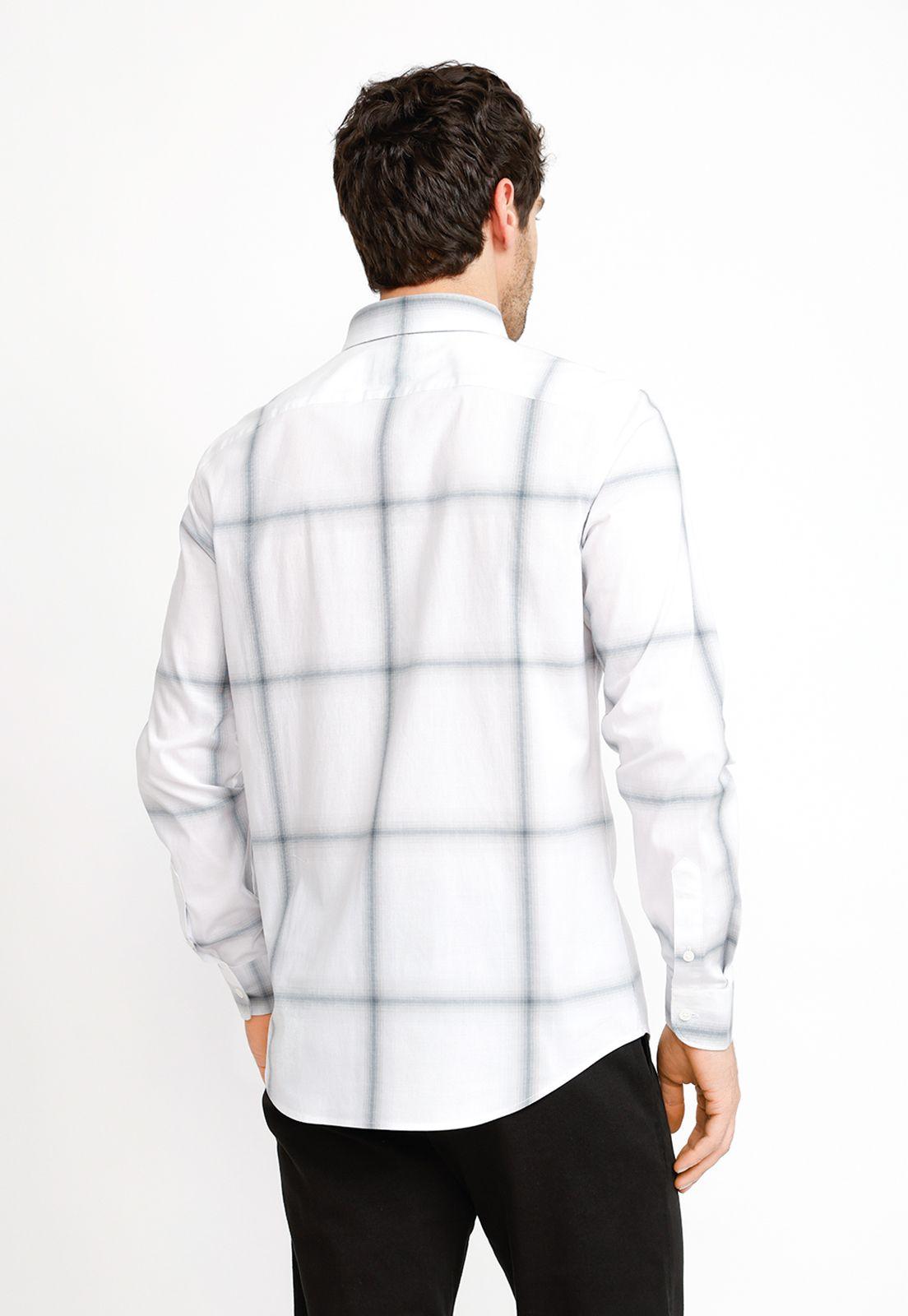 Camisa Casual Hombre Blanco-1