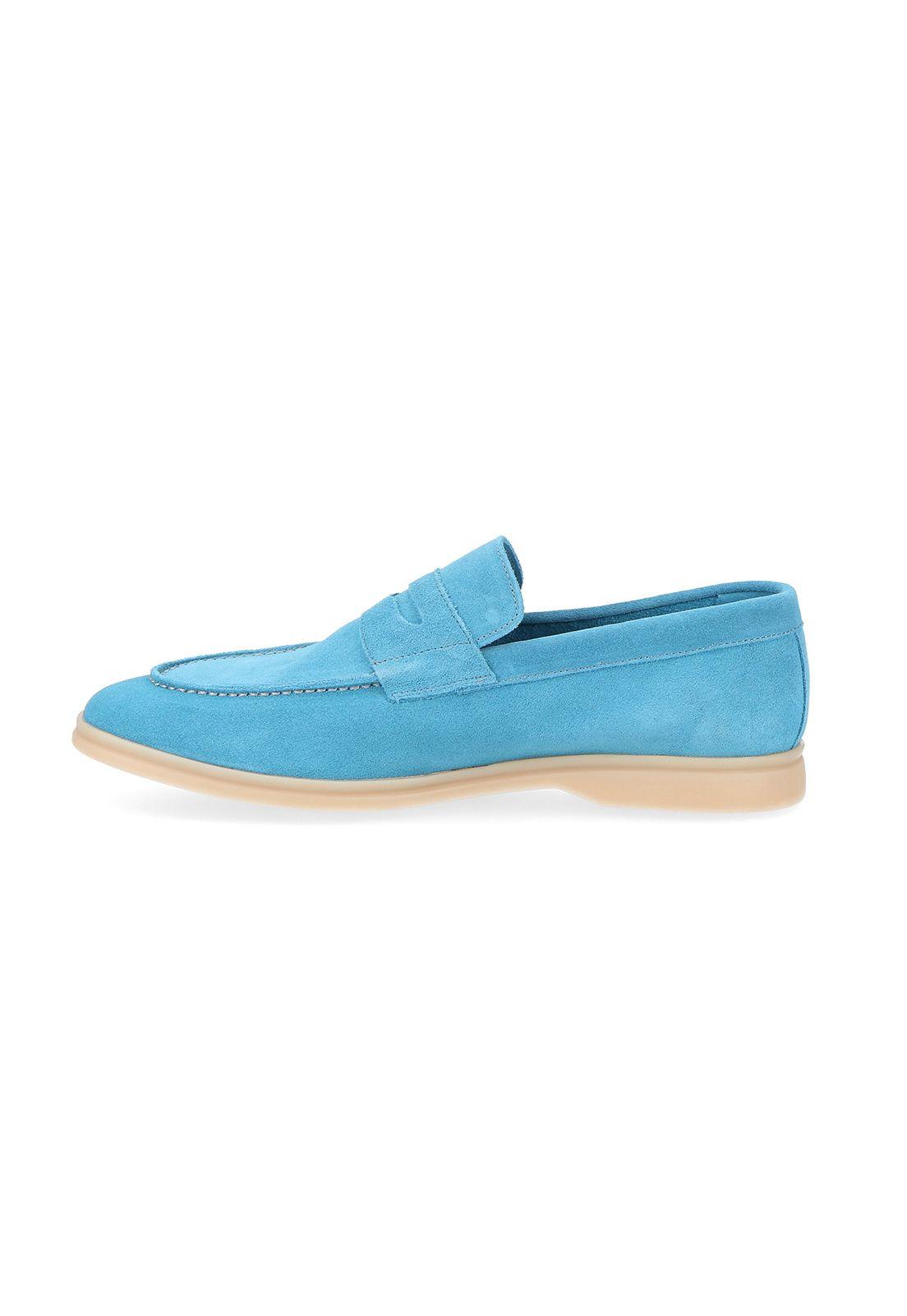 Mocasines Casual Italianos Salorno Moc Toe Celeste-1