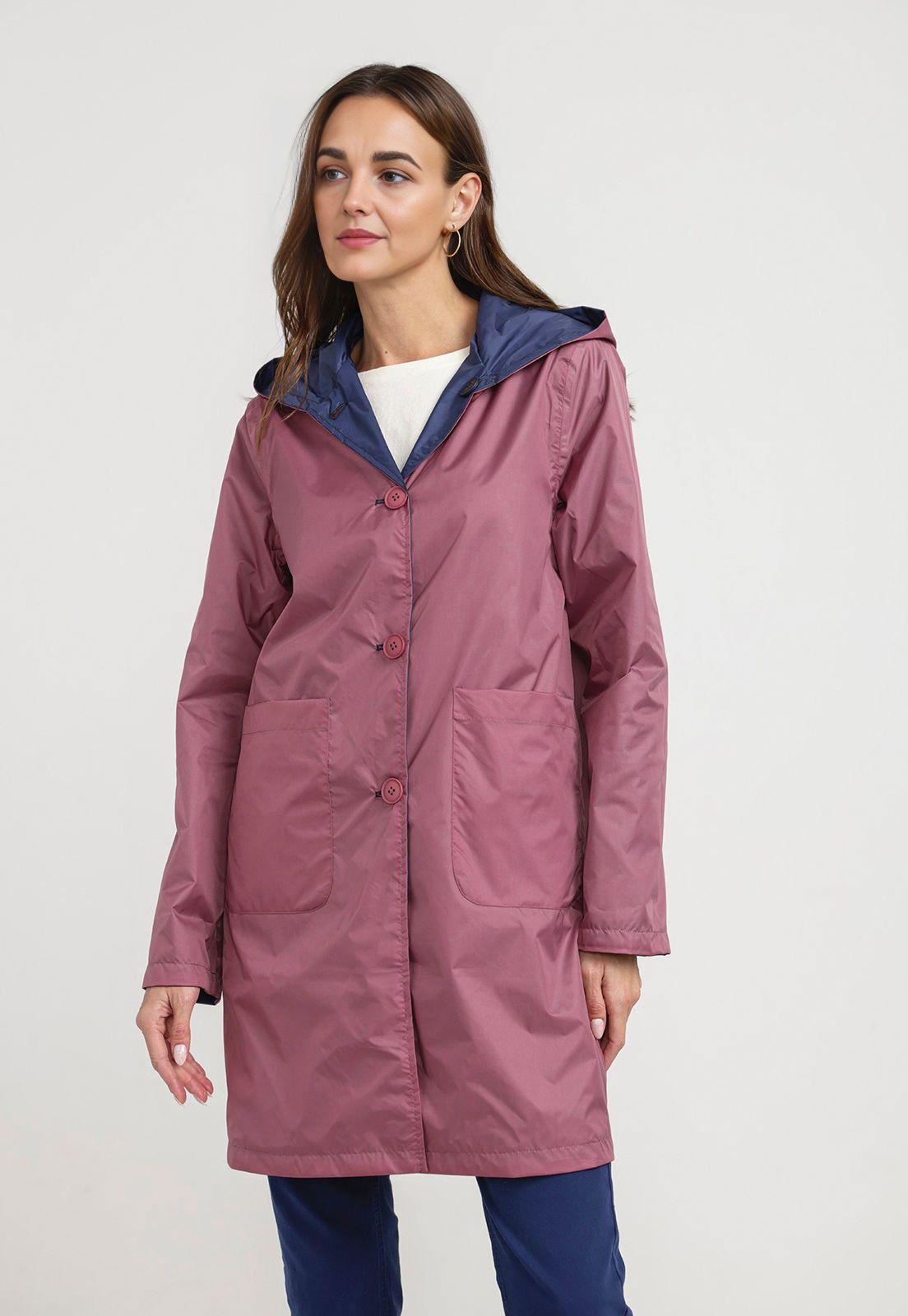 Impermeable Mujer Paz Azul-1
