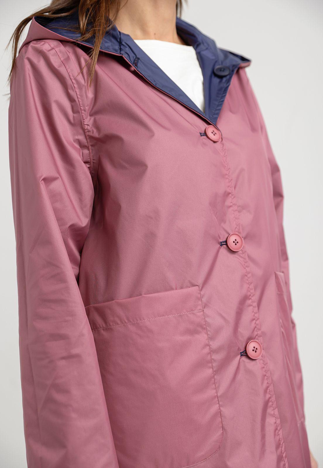 Impermeable Mujer Paz Azul-5