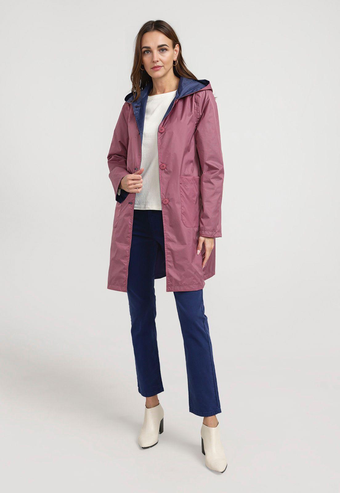 Impermeable Mujer Paz Azul-6
