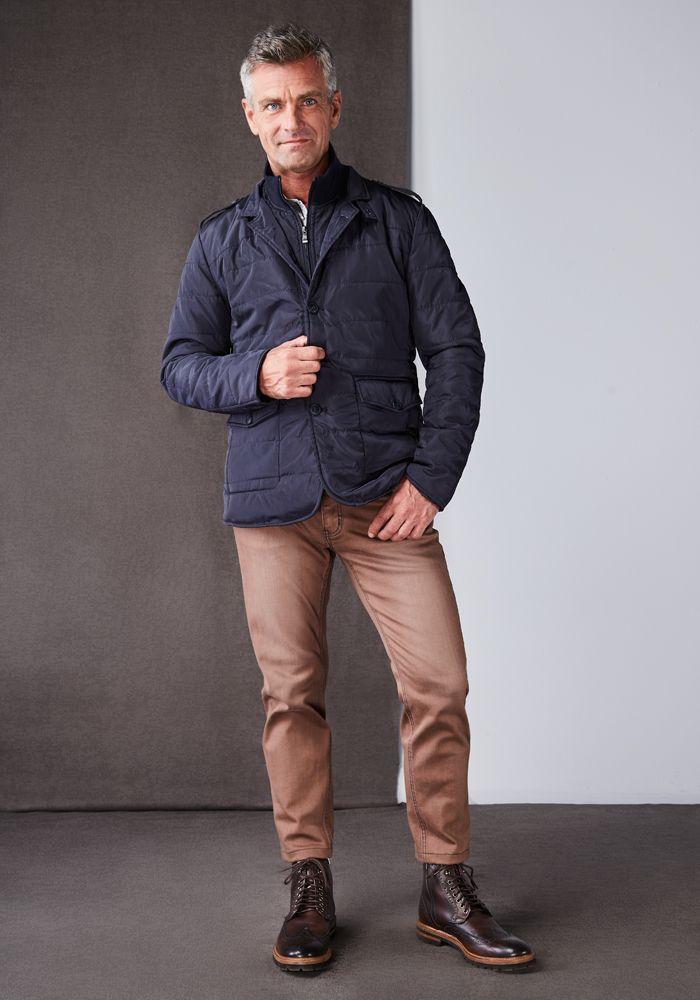 Chaqueta Sport Metropoli Slim Liso Azul-6