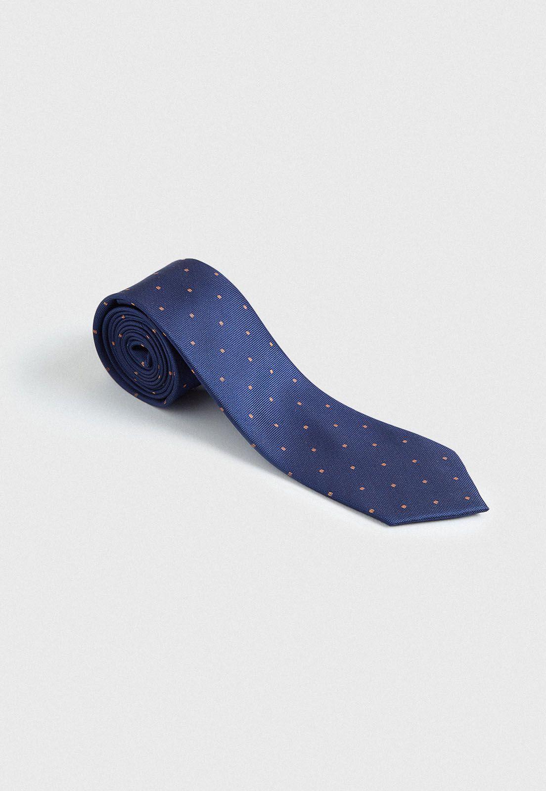 Corbata Andrew puntos azul-0