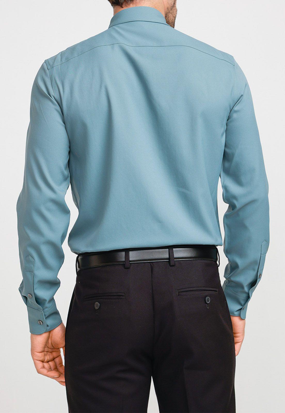 Camisa Hombre Total Stretch Verde-1
