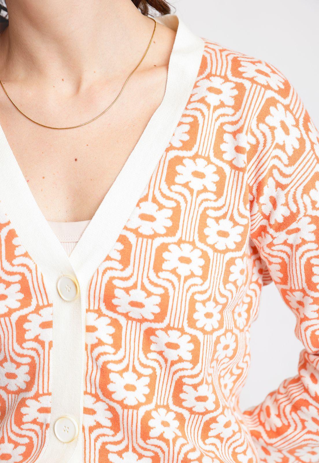 Tejido de Mujer Modelo Kendall Color Damasco-2