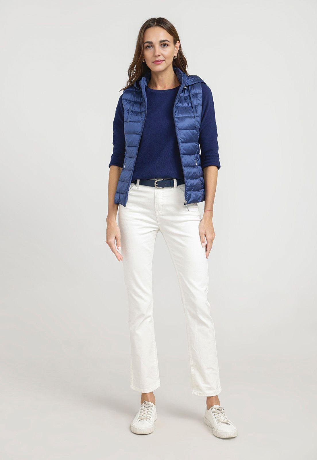 Parka Sin Mangas Mujer Serena Navy-0