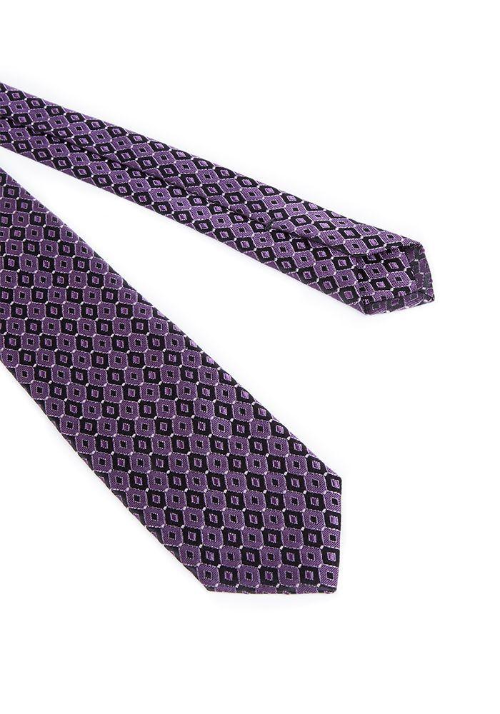 Corbata Classic Microdiseño Púrpura-1