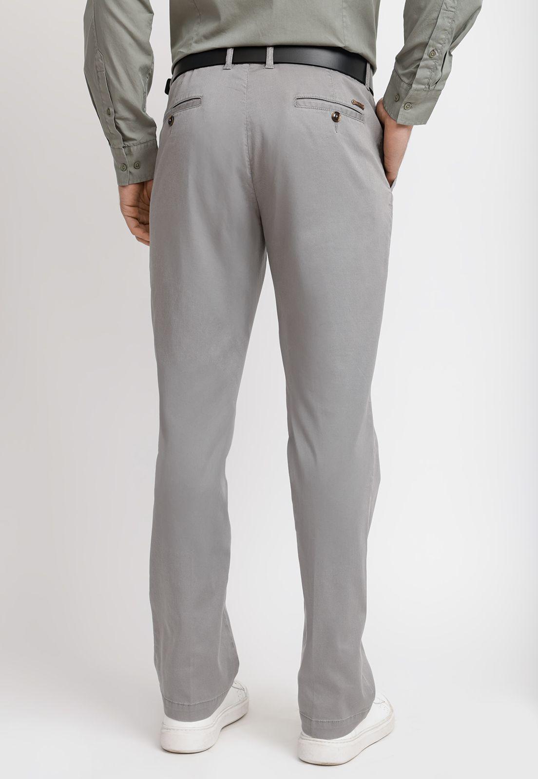 Pantalón Texturado Hombre Algodón Vulcan Gris-1
