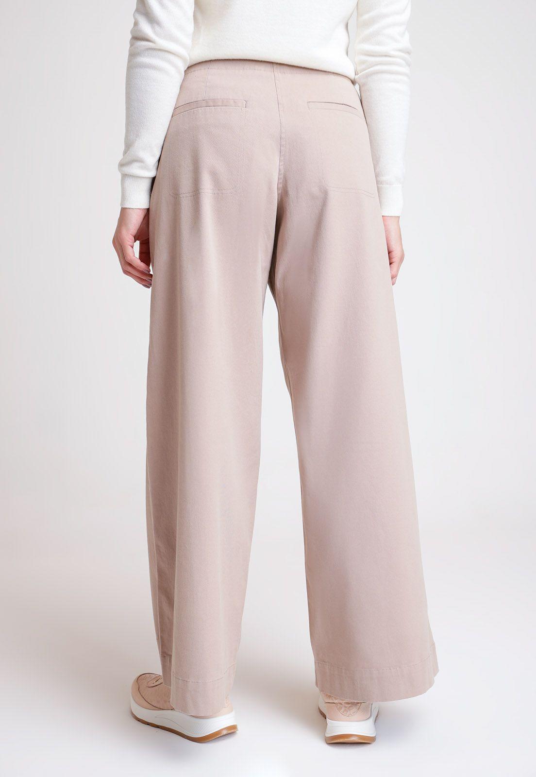 Pantalón De Mujer Modelo Matilde Color Arena-1