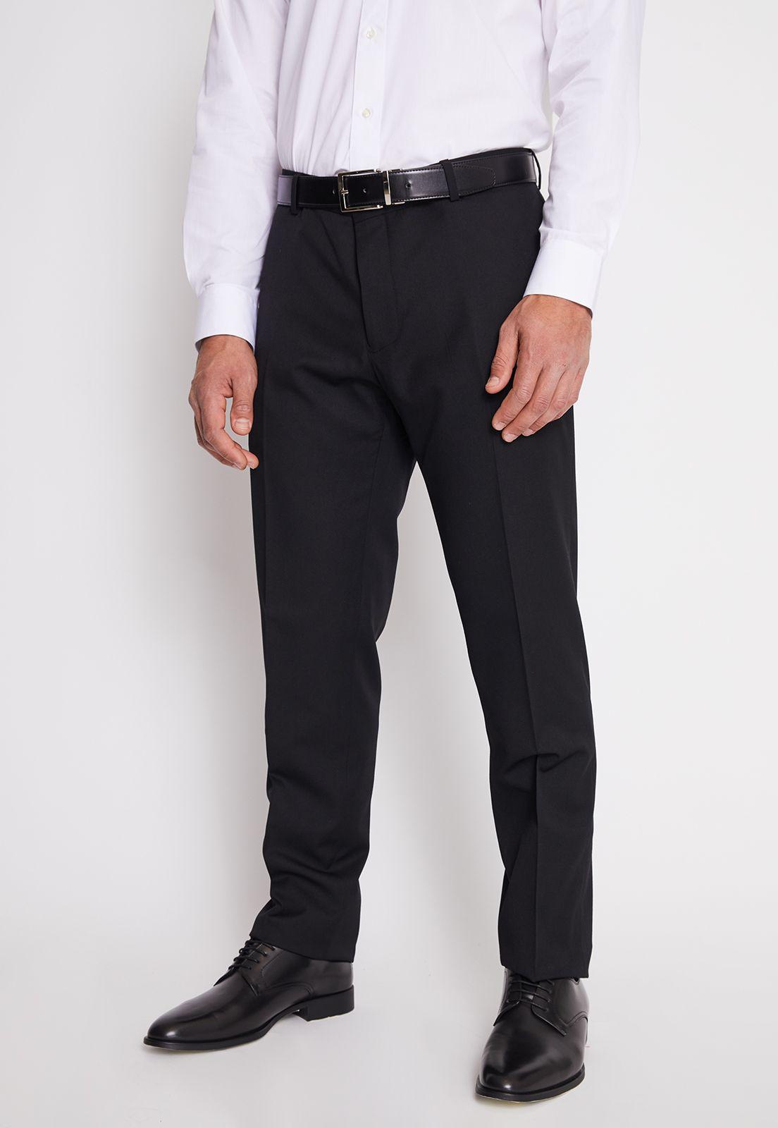 Traje Formal Hombre Regular Twill Negro-4