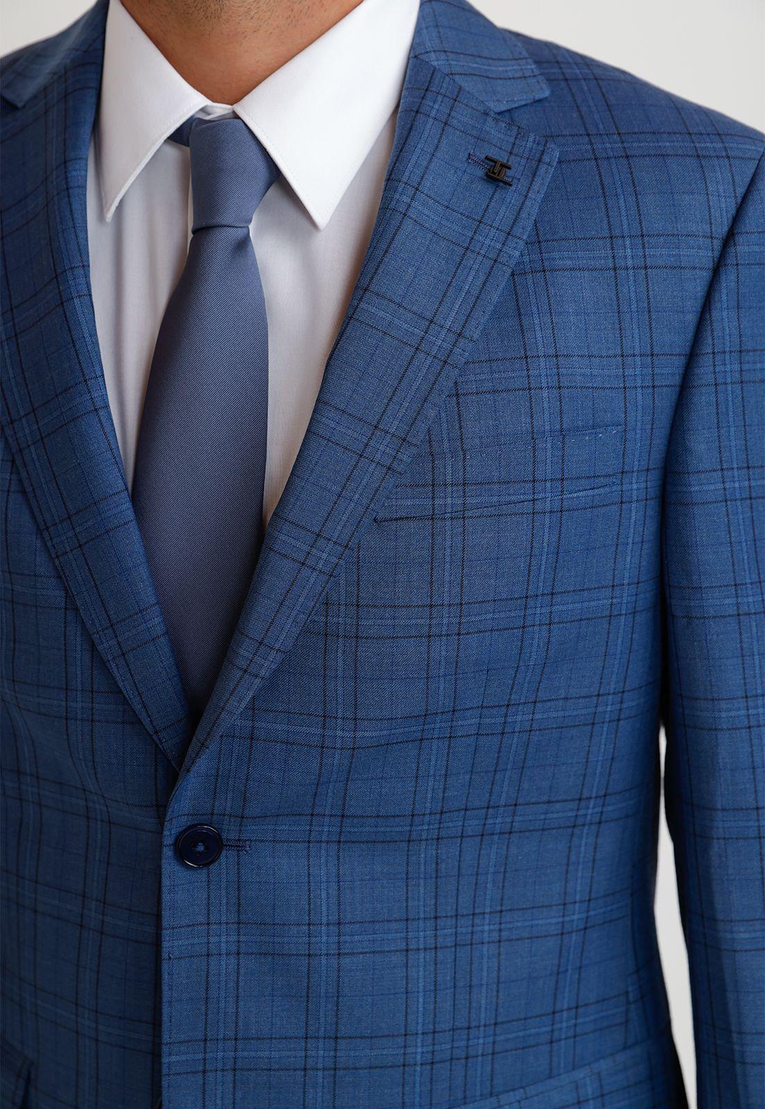 Chaqueta Hombre Formal Executive Azul-2