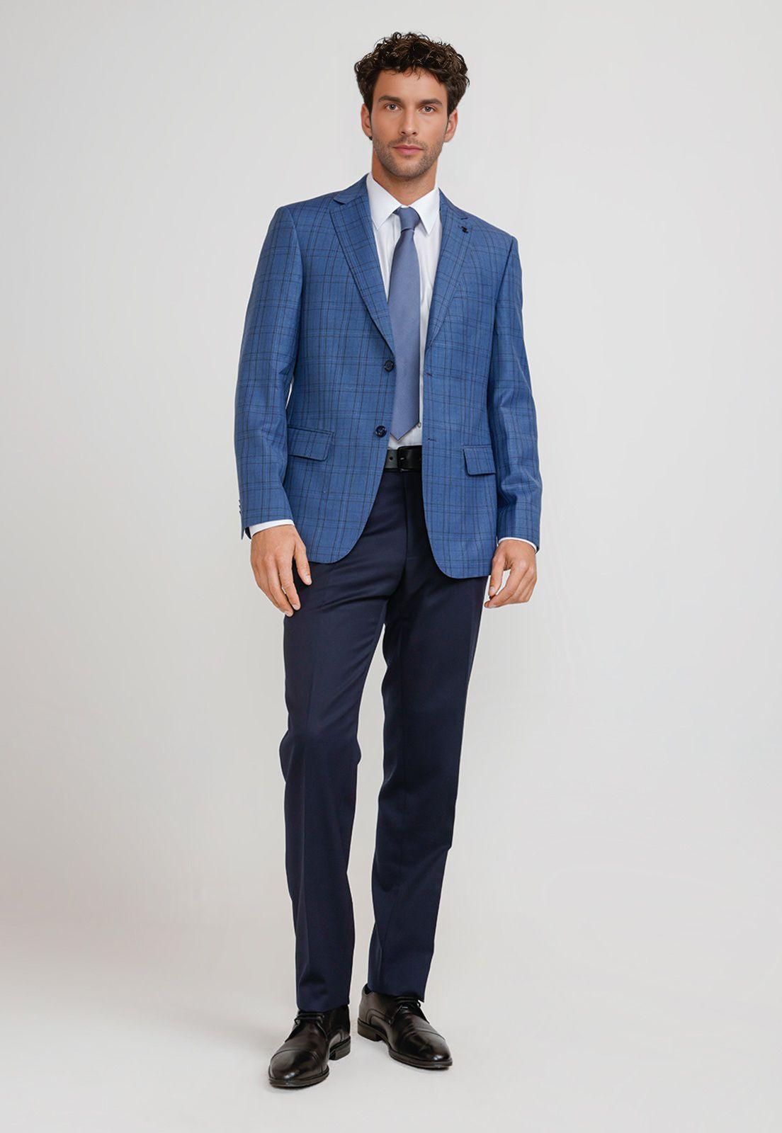 Chaqueta Hombre Formal Executive Azul-3